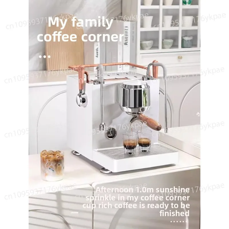 

7107pro Italian semi-automatic coffee machine for small business with 3 hole steam milk tea shop