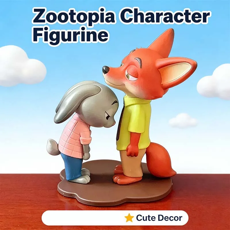 Zootopia – figurines d'action du meilleur partenaire, animaux à collectionner, jouets tendance, vente en gros, cadeau d'anniversaire et de noël pour les Fans