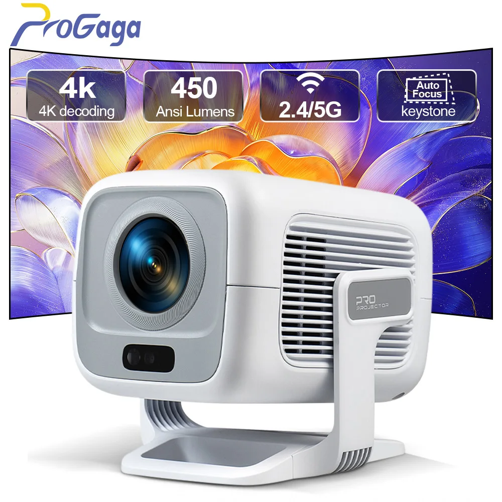PROGAGA Mini Projector PG370: 4K Full HD Android 11 Smart Home Theater Projector Review