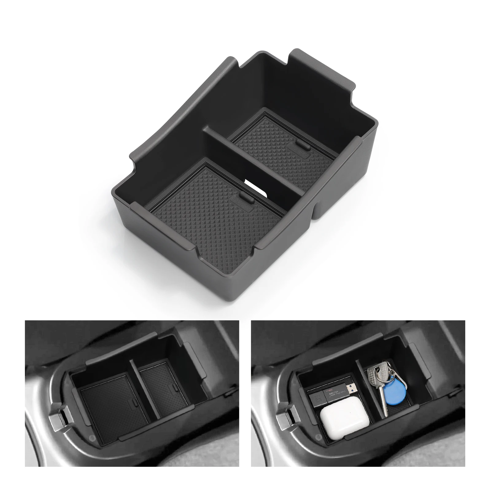 for Nissan Juke 2020-2024 Center Console Armrest Storage Box Tray Organizer Accessories Tidying