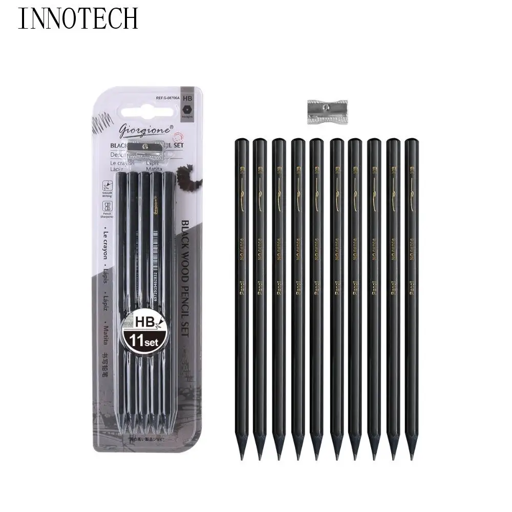 

Выделенная ручка, мягкий карандаш для рисования, графитовый смешанный 2H HB, угольный карандаш, прочный набор карандашей для рисования для начинающих
