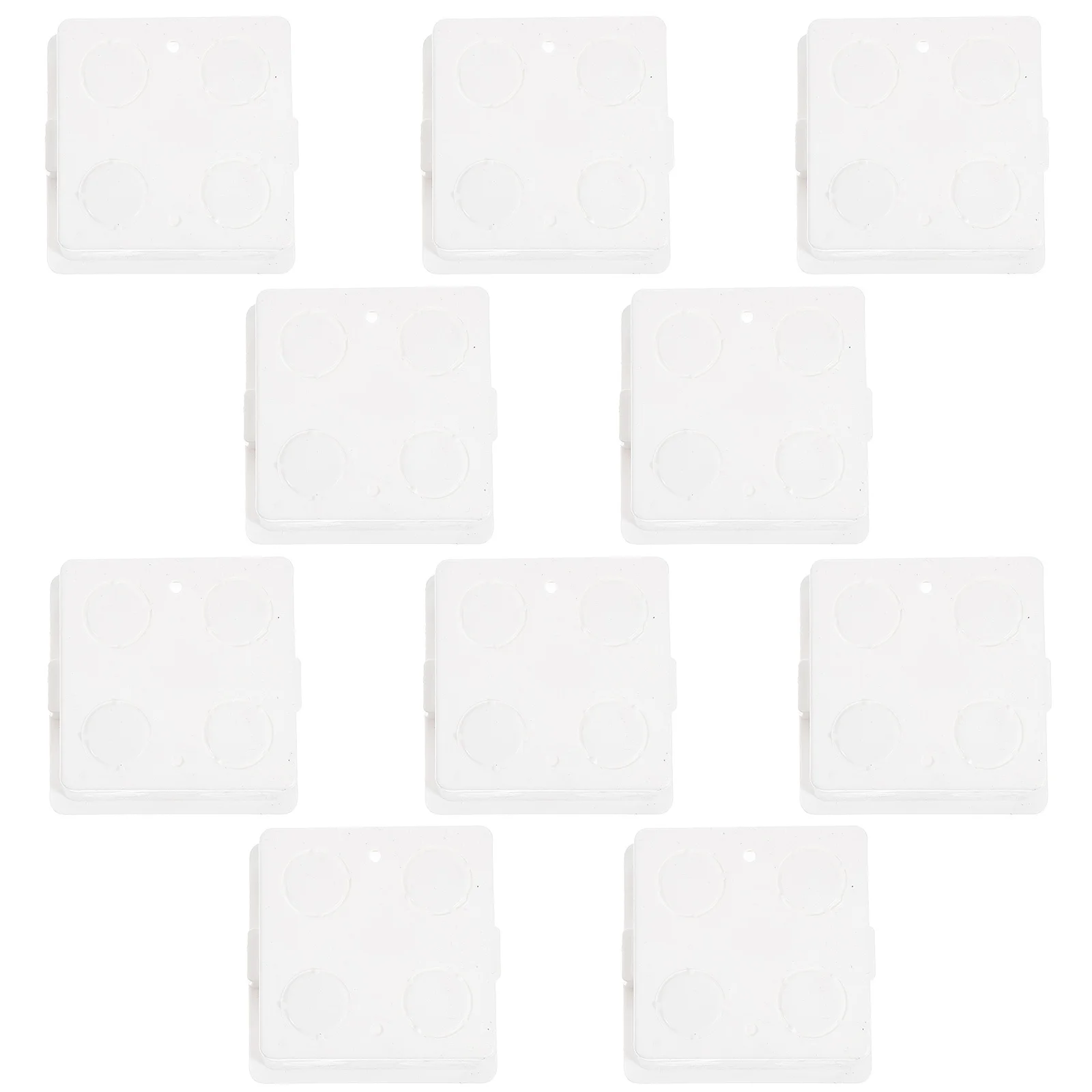 

10Pcs Junction Box PVC Wall Mounted Socket Box 86 Type Hidden Installation Recessed Electrical Enclosure Durable Pressure