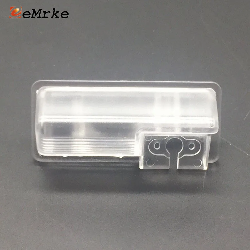 EEMRKE Car Rear View Backup Camera Bracket Case for Geely SC7 SL 2011 2012 2013 2014 2015 License Plate Light Housing Mount
