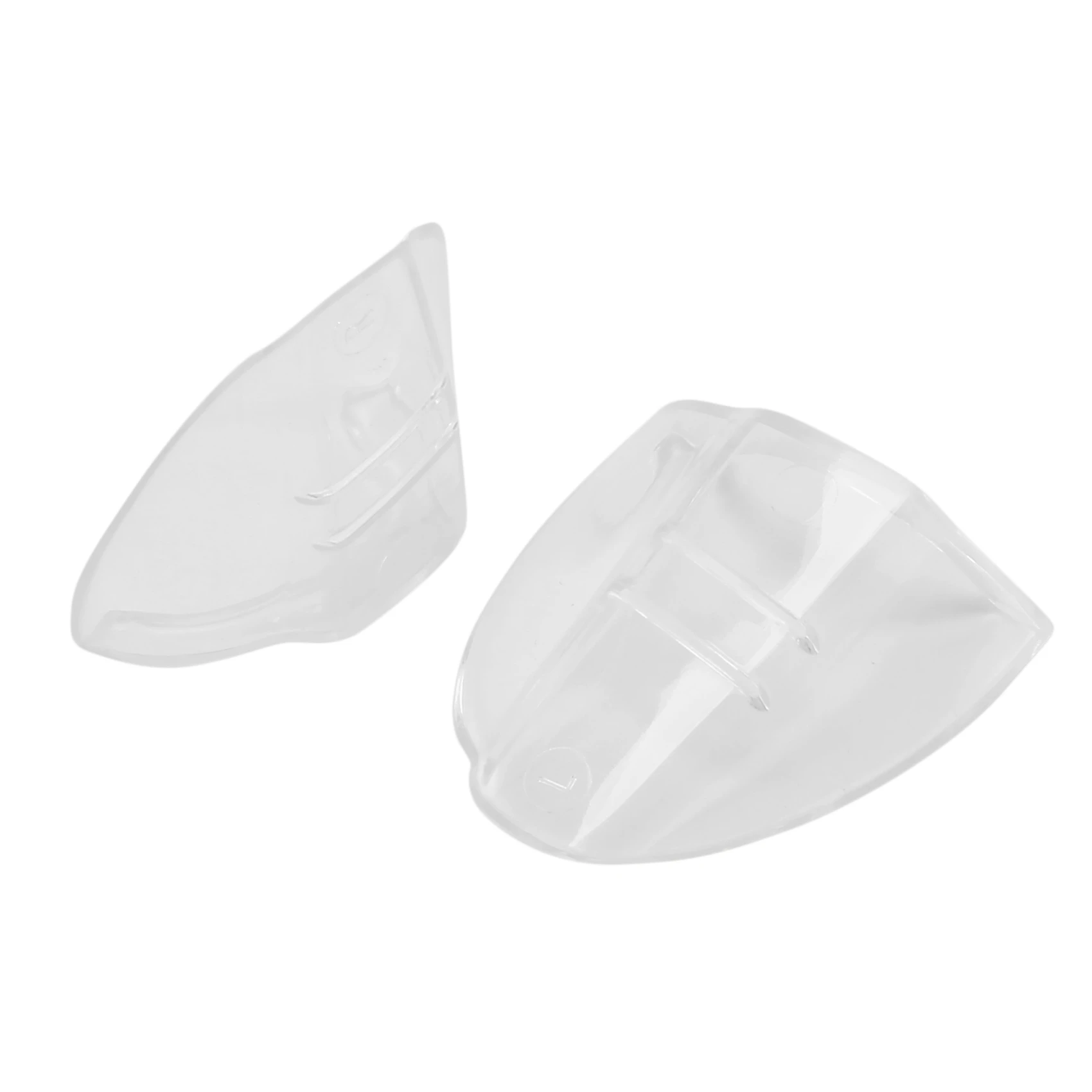 T34C 1 Pair Glasses Side TPU Clear Glasses Protective Covers Flap Side Protector for 17mm Glasses Frame