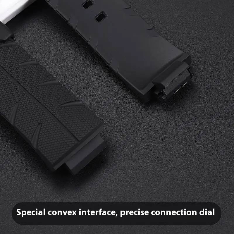 Waterproof sports silicone watch strap accessories For Casio G-shock Series G-300/301B/306X Watchband Soft Pin Buckle Bracelet