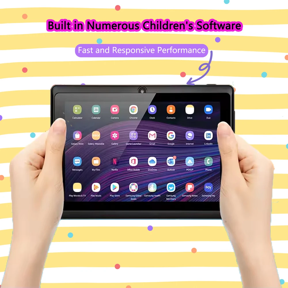 New 7.0 Android Tablet 4GB+64GB support for Google Education software can be used as a Gift Androi