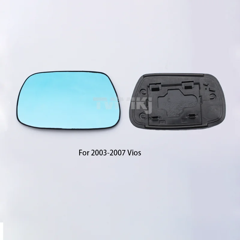 TVYVIKJ Side Rearview Mirror Blue Glass Lens For Toyota Vios Corolla 2004-2020 Wide Angle View anti glare door mirror