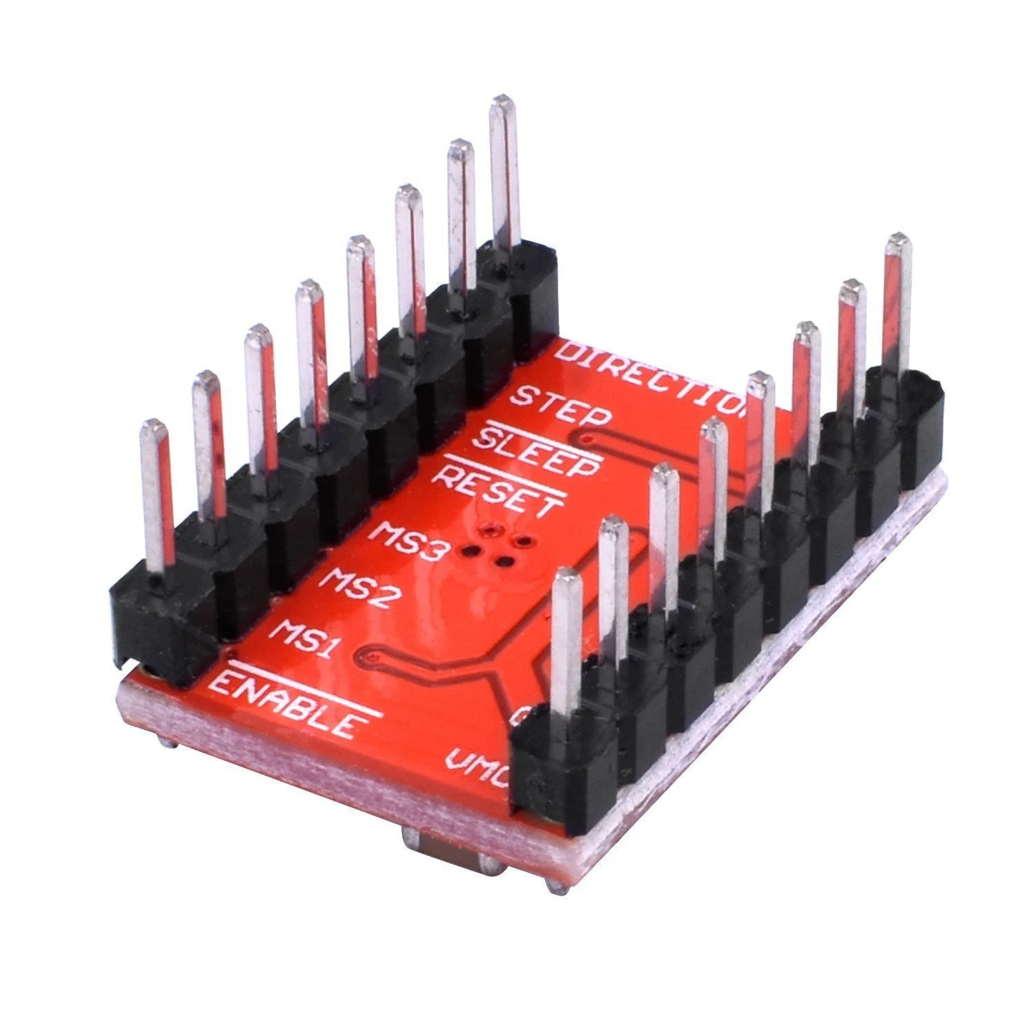 

A51I 5 шт. A4988 модуль драйвера шагового двигателя Stepstick с радиатором для 3D-принтера Reprap подходит