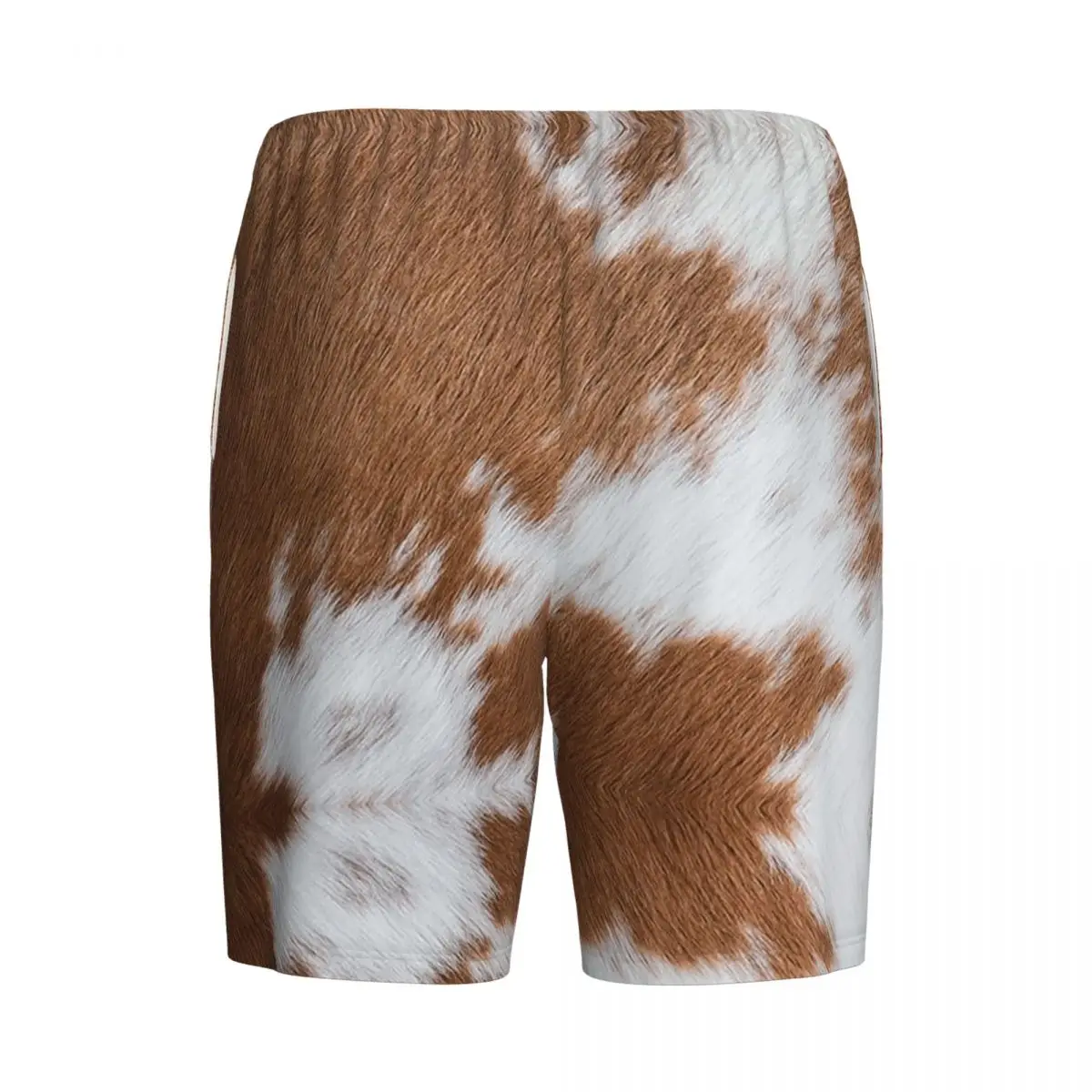 Stylish Cow Fur Cowhide Texture Cow Skin Print Pattern Shorts Sleeping Pants Men Pajama Pants Lounge Sleep Sleepwear Bottoms