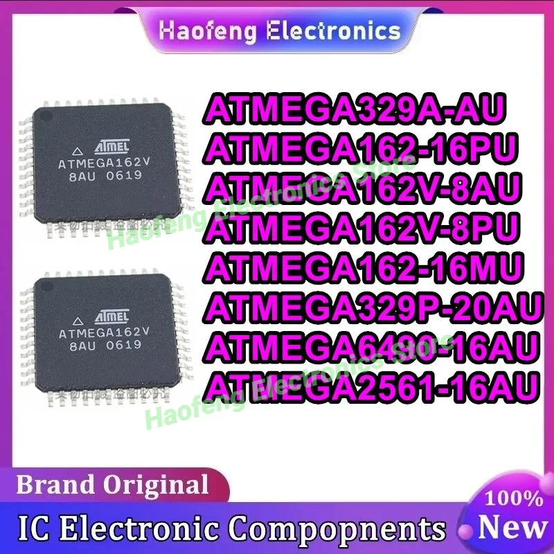 ATMEGA329A-AU ATMEGA162-16PU ATMEGA162V-8AU ATMEGA162V-8PU ATMEGA162-16MU ATMEGA329P-20AU ATMEGA6490-16AU ATMEGA2561-16AU New