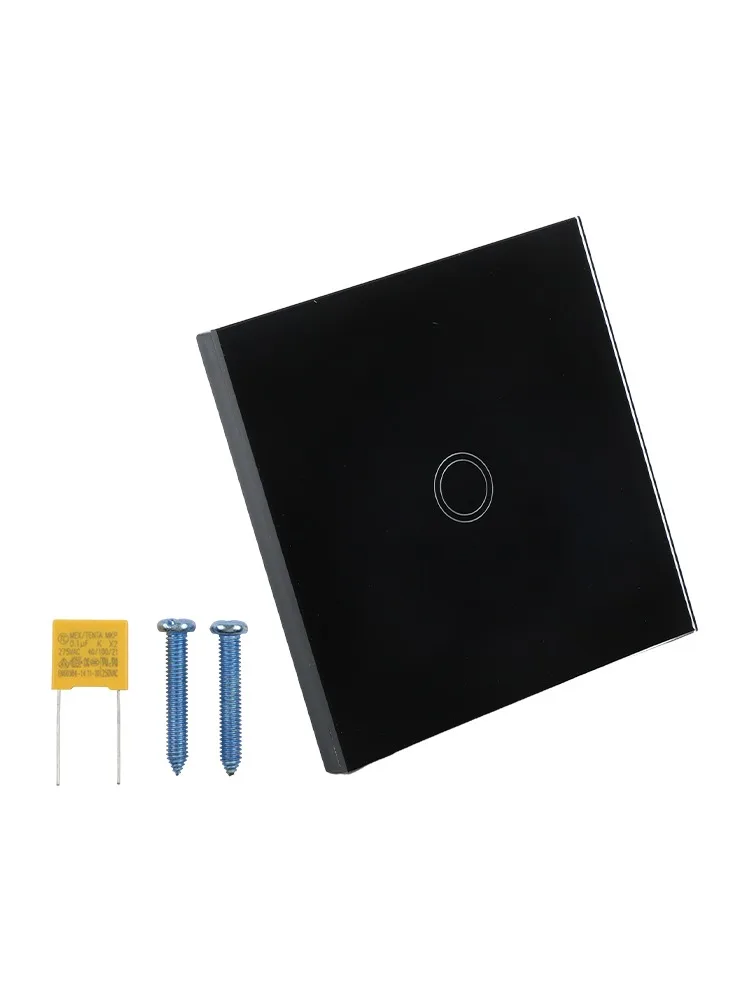 Touch Switch for LED Lamp Bulb Lamp Tube and Energy Saving Lamp 1 Gang 1 Way Wall Mount 110V to 240V AC 50 60Hz