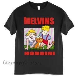 Melvins Houdini Sludge Metal Stoner Rock Retro TShirt Funny Graphic T Shirts Men Clothing Shirts for Women Ropa Hombre Camisetas