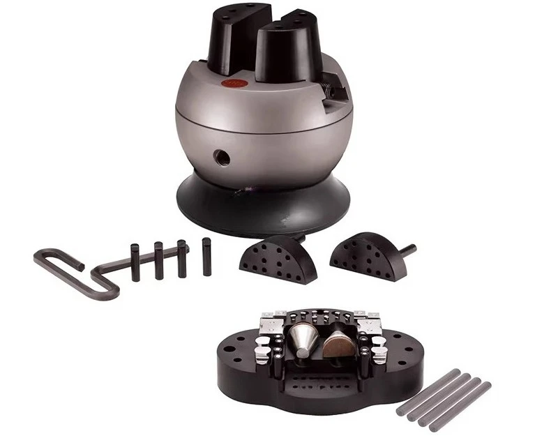 Standard block Micro-set ball, stone-set diamond 360-degree rotating engraving seat