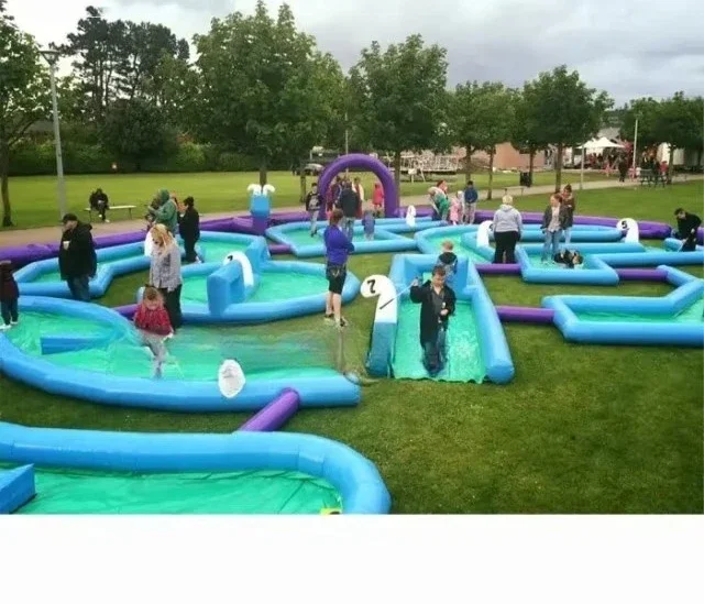 Inflatable 9 Hole Mini Golf Challenge Inflatable Golf Course