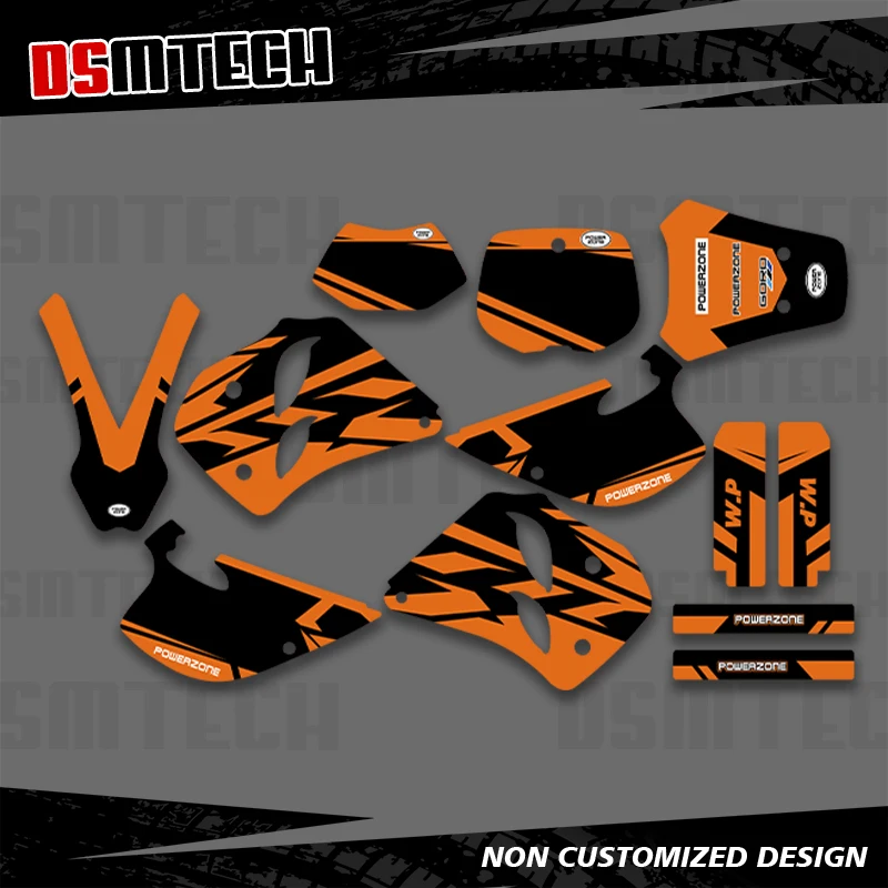 DSMTECH For KTM EXC EXCF SX 250 300 360 1993 1994 1995 1996 1997 Graphics Decals Stickers Motorcycle Background Custom 002