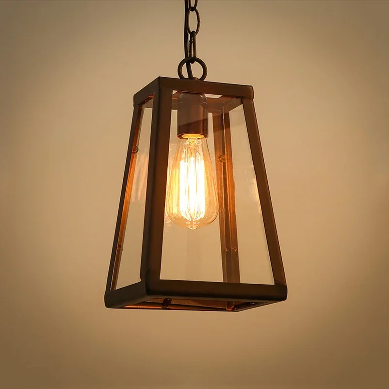 Retro Loft Chain Pendant Lamp Dining Room Chandelier Corridor Aisle Pub Club Bar Office Cafe Light Vintage Hanging