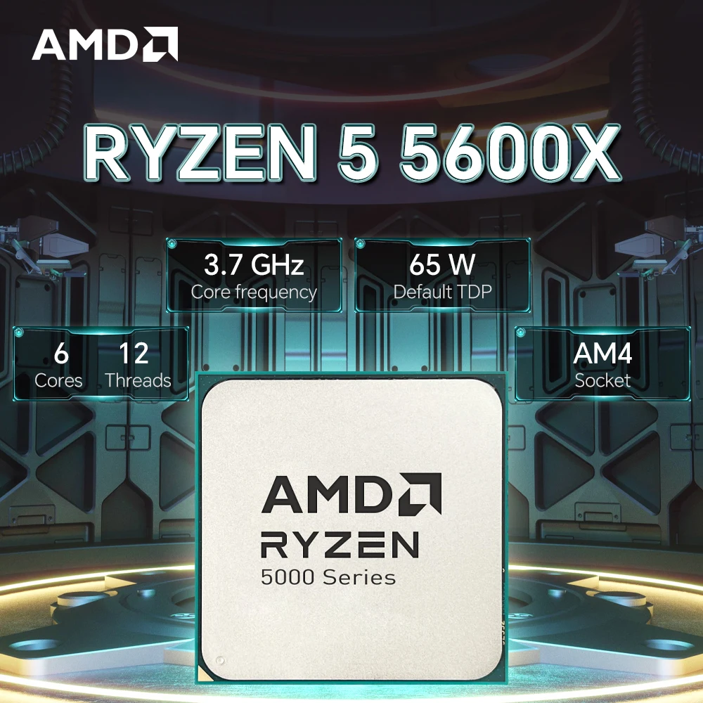 AMD Ryzen 5 5600X: The Ultimate 5600x Socket CPU for High-Performance Computing