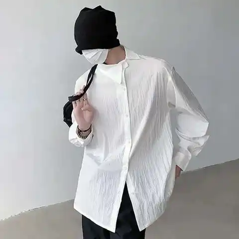 10 best sales asymmetriska herrskjortor - №3