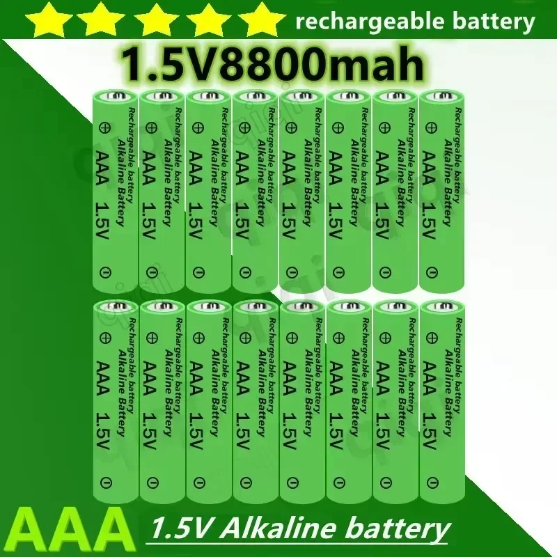 

New 1.5V AAA Battery 8800mAh Rechargeable Alkaline 1.5V AAA Battery Suitable for Watches, Mice, Computers, Toys, Etc