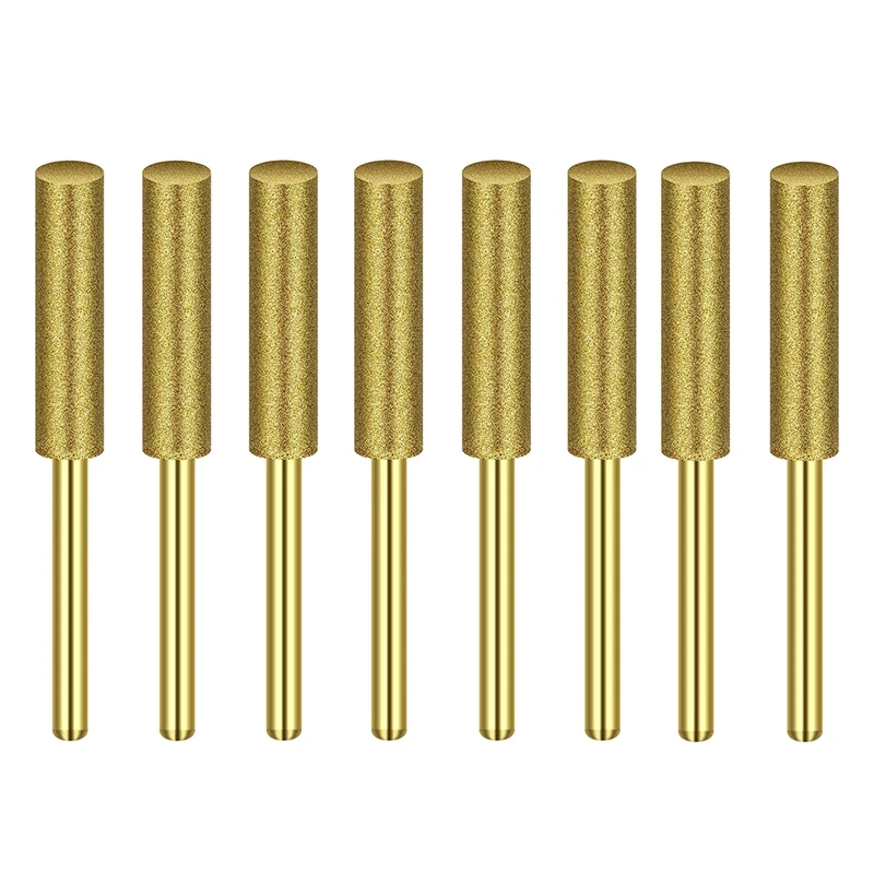 

A81M New 8Pcs High Hardness Diamond Chainsaw Sharpener-Stone File,Diamond Sharpening Wheels Chainsaw File