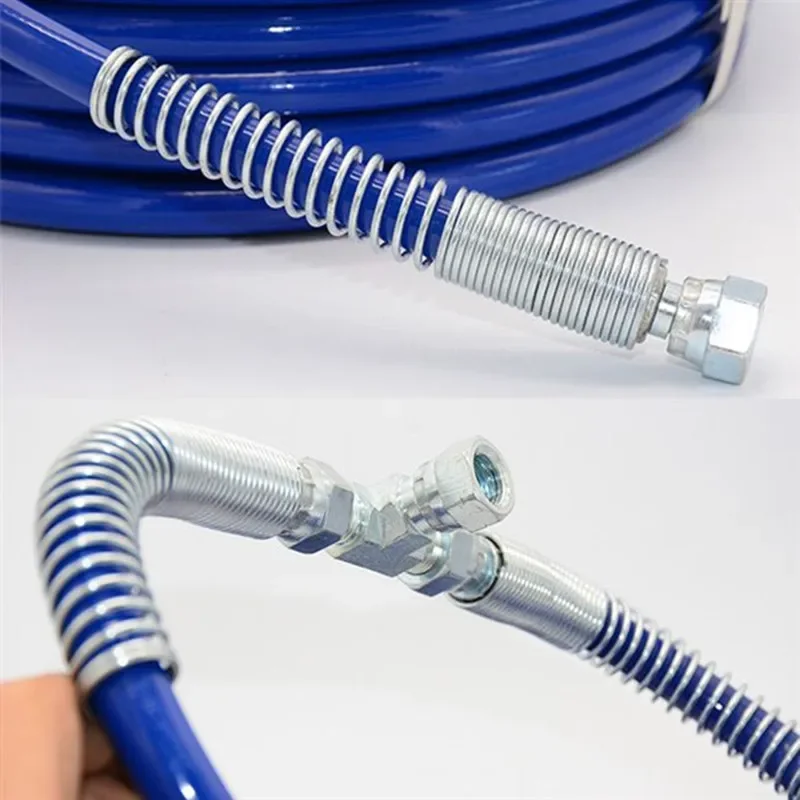 10 متر // 15 متر/20 متر/30 متر 1/4 "بخاخ طلاء بدون هواء قطع غيار خرطوم بخاخ طلاء بخاخ طلاء خرطوم ضغط عالي BSP 3300Psi