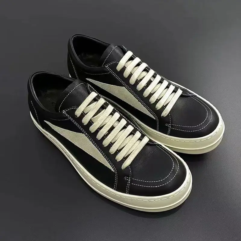 

Оригинальные мужские кроссовки 2024, роскошные брендовые кожаные повседневные вулканизированные туфли для мужчин, мужские кроссовки на платформе, Zapatillas De Hombre