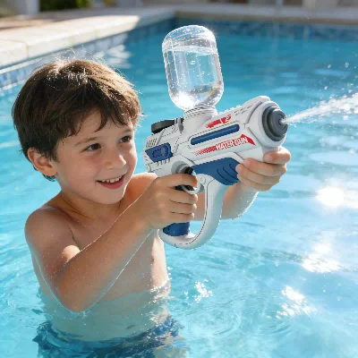 2025 nova pistola de água elétrica automática de alta pressão brinquedo de grande capacidade para praia piscina diversão de luta ao ar livre