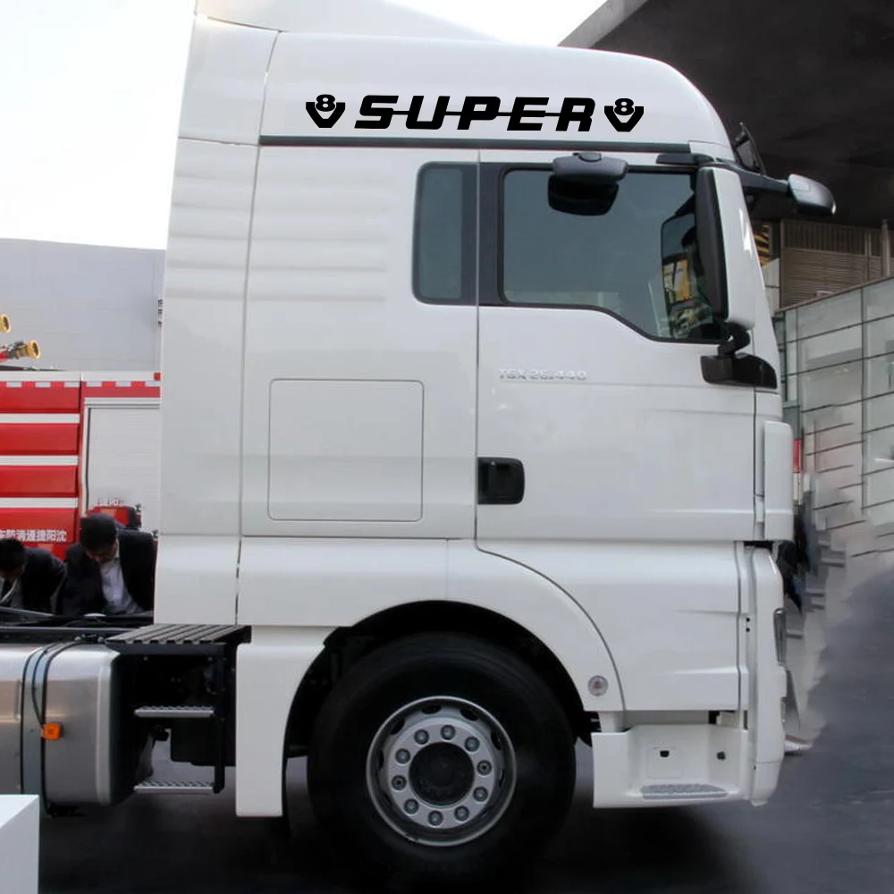 لوحة لاصقة لشاشة الرياح لشاحنة SUPER V8 لنافذة الكابينة الزجاجية لـ HGV MAN DAF SCANIA