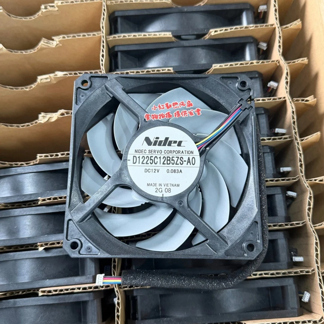 

Nidec D1225C12B5ZS-A0 DC 12V 0.083A 120x120x25mm 4-Wire Server Cooling Fan