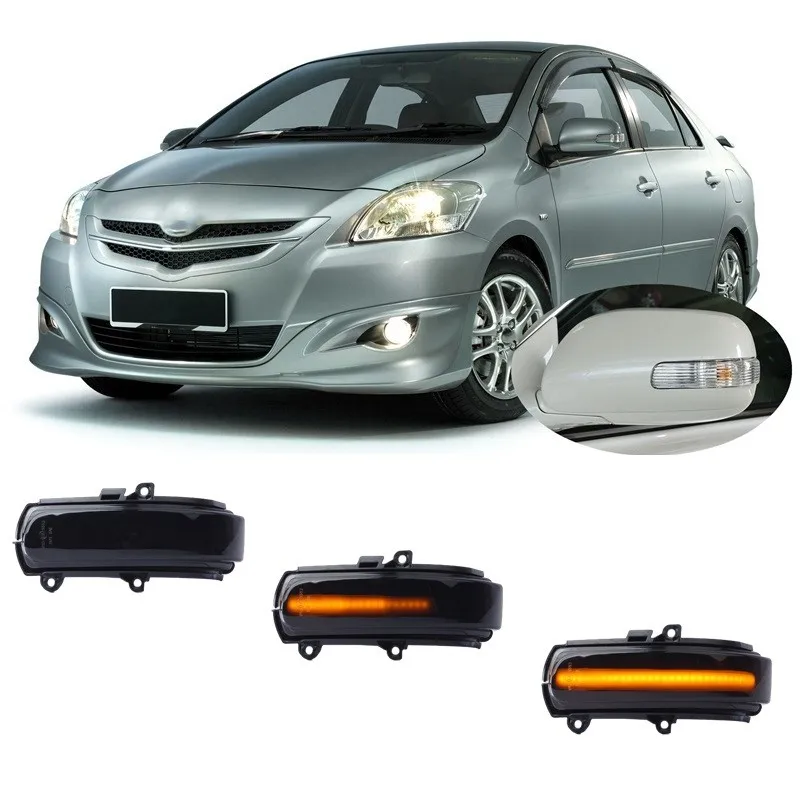

for Toyota Vios NCP9# NCP93R 2007 2008 2009 2010 2011 2012 2013 Dynamic LED Blinker Indicator Mirror Turn Light Signal Lamp