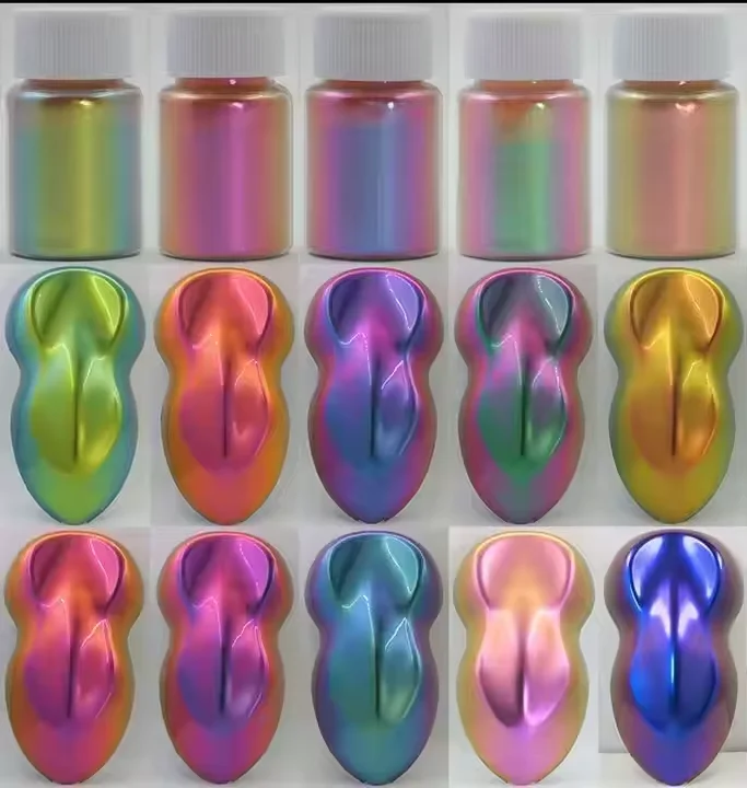 25g Color Changing Chameleon Paint Powder,Automotive Color Shifting Pearl Pigment