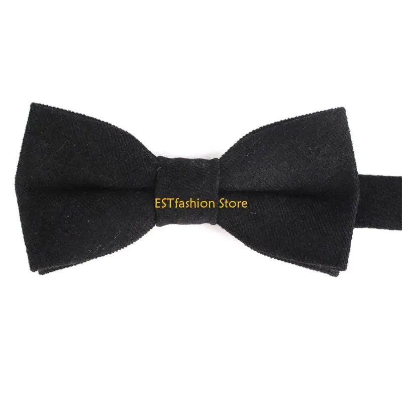 Y5GC Modern Design Boy BowTie For Suits Elegant Wedding Accessory Polyester Fabric