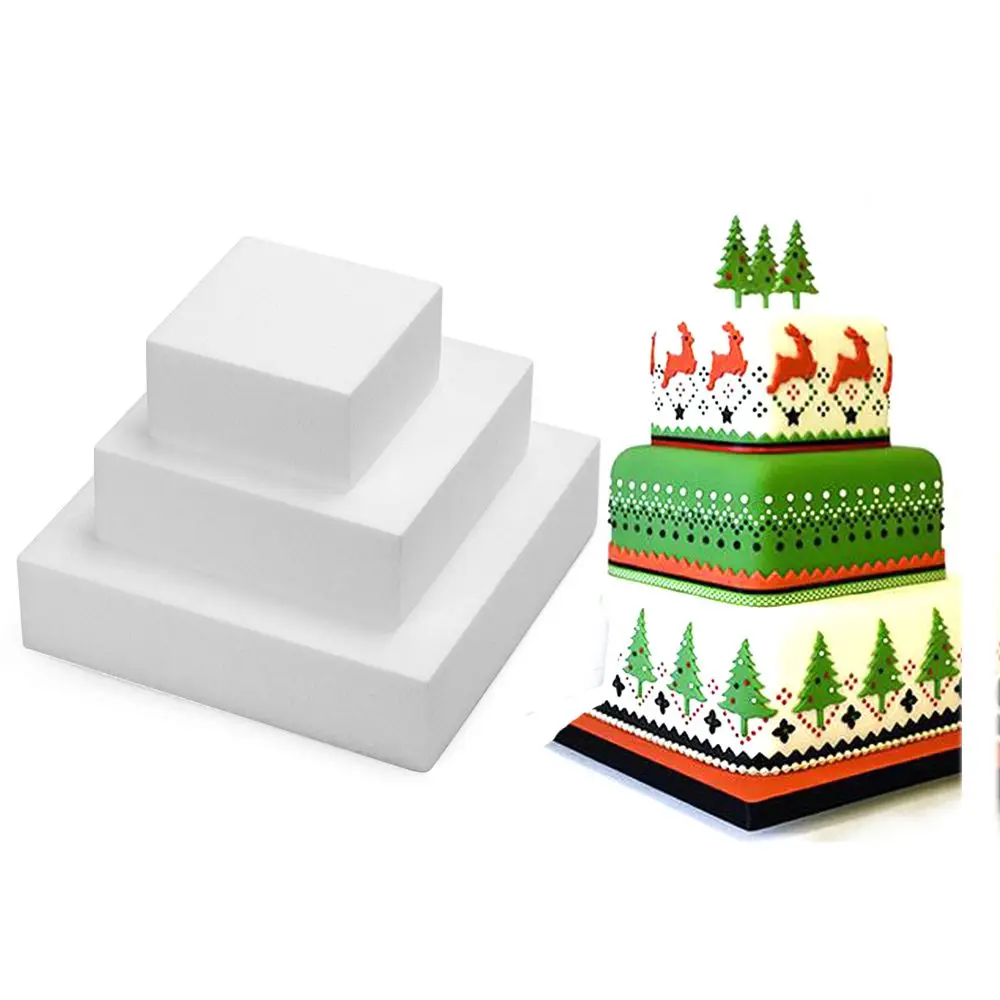 DIY 4/6/8/ inch Party Decorations Styrofoam Bakeware Baking Mold Foam Cake Mould Practice Model Cake Dummy