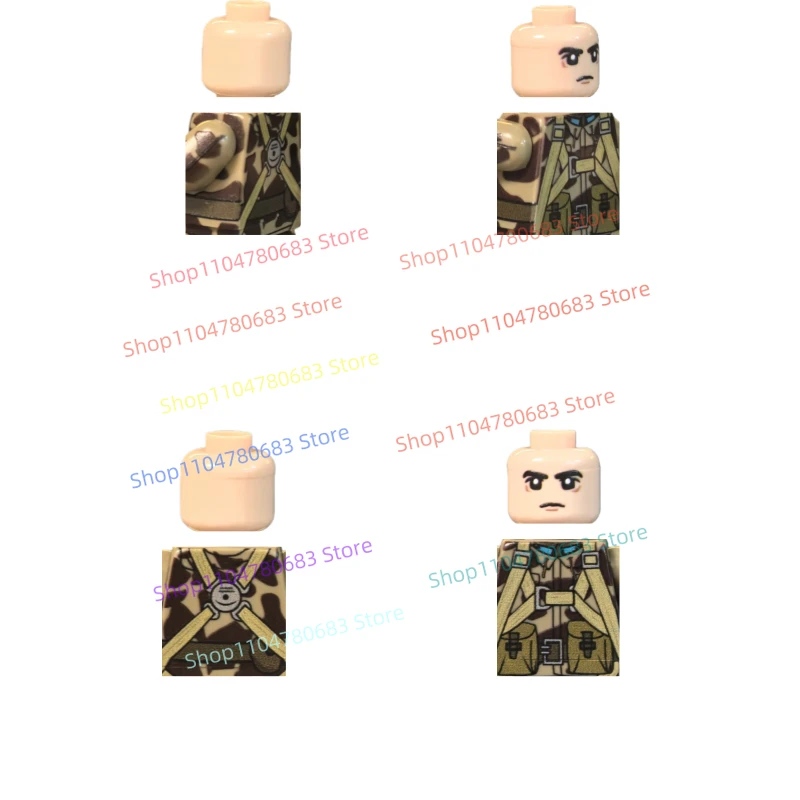 Blocs de construction militaires MOC, nouvelles figurines, mini-poupées, équipe de parachutistes soviétiques, jouets, cadeaux de vacances, collection de loisirs, ornements.