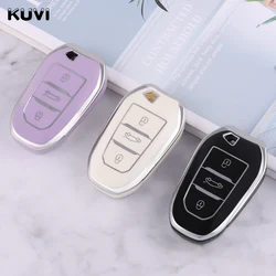 TPU 자동차 원격 키 케이스 커버 셸 Fob 푸조 308 408 508 2008 3008 4008 5008 시트로엥 C4 C4L C6 C3-XR 피카소 DS3 DS4 DS5