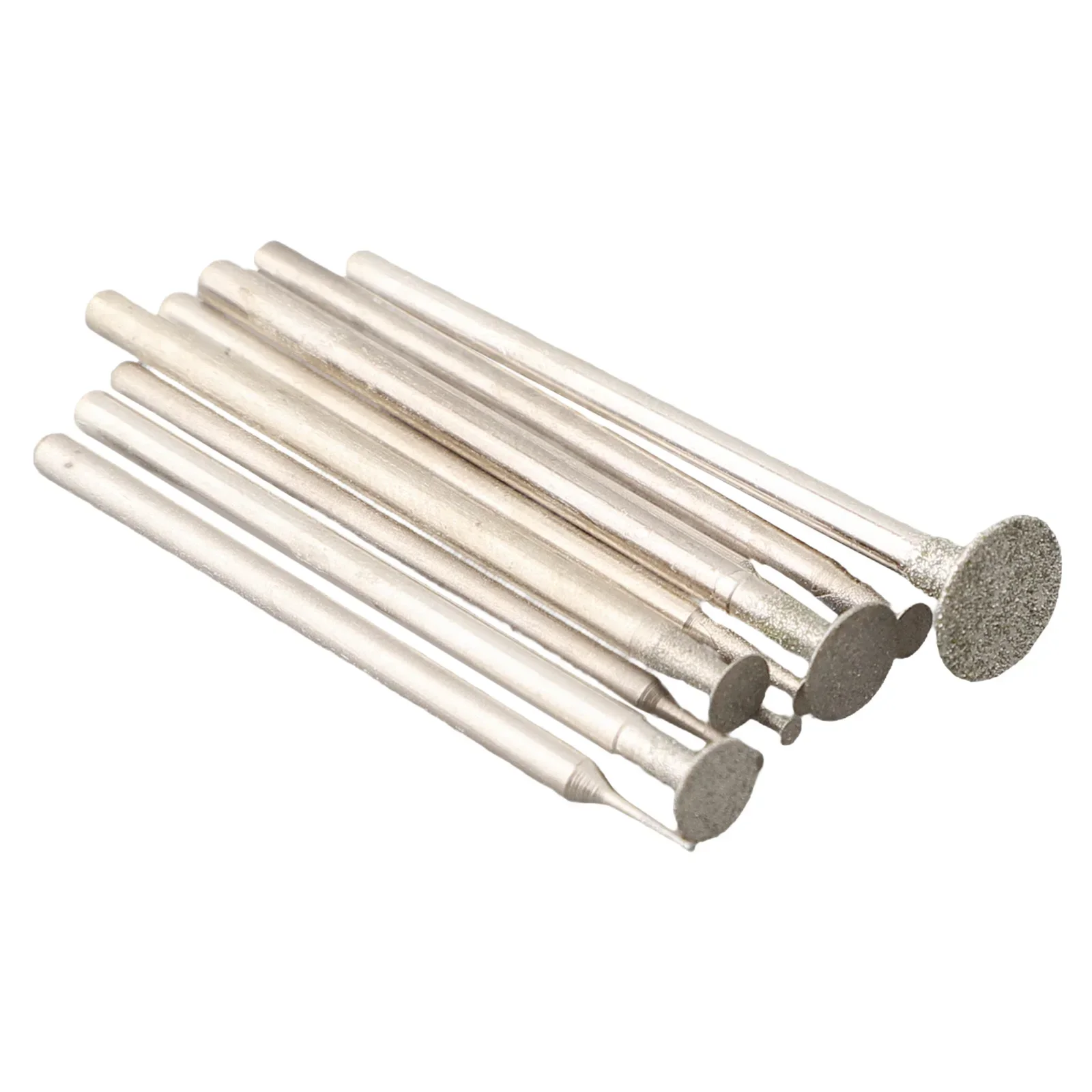 

10Pcs Diamond Grinding Head Mounted Points 2-16mm Cutter Head Stone Jade Carving Polishing Engraving Tools 2.35/3mm Shank