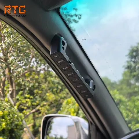 RTG for Toyota Land Cruiser LC100/105 Switch Control Panel Off Road 6Gang Grab Handle Car Controller Switch Panels