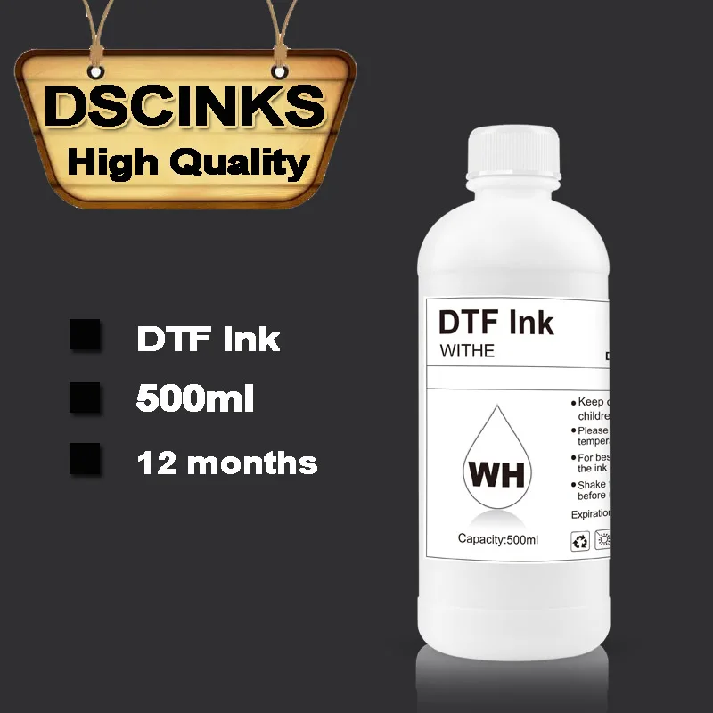 500ML ECO DTF ink for direct transfer film for PET film L1800 L805 1390  &  I3200 4880 4800 DX5 large format DTF I3200 printer