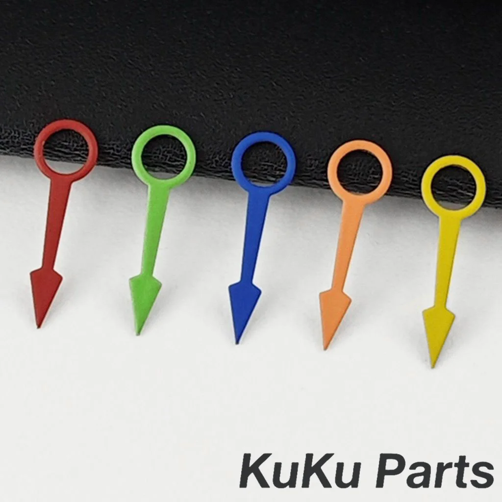 8.5mm relógio mãos nh34 ponteiros gmt mãos para nh35 nh34a 4r34 movimento relógio mecânico acessórios peças nh34 gs sem luminoso