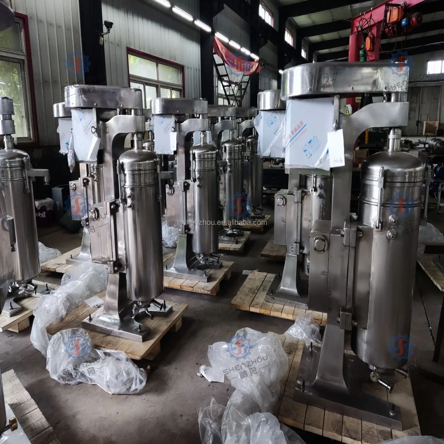 Centrifuga tubolare automatica a ciotola ad alta velocità per la separazione dell'olio di cocco nell'industria alimentare