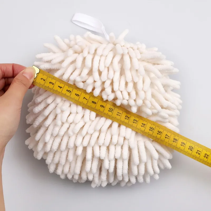 Chenier Absorbent Quick-Drying Hand Towel for Kids Hanging Type Cute Kitchen Handkerchief Cloth for Household Dress Accessories