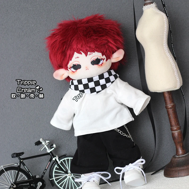 Addition Subtraction Long Leg Specific Body Clothes Suit 30cm Handsome Plush Stuffed Doll Costume Outfit Accessories Gift