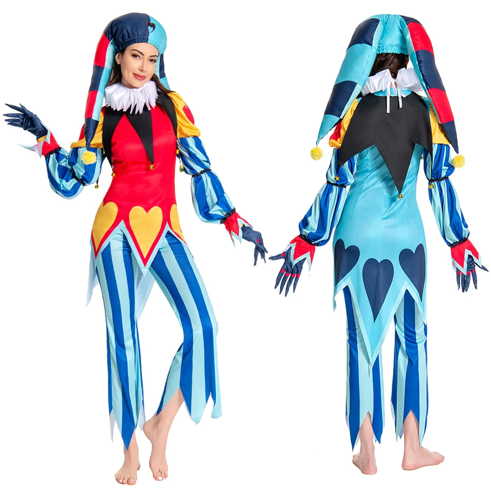 

Fantasia Fizzarolli Cosplay Full Set Clothing TV Evil Boss Disfraz Costume Women Men Fantasy Halloween Carnival Party Clothes