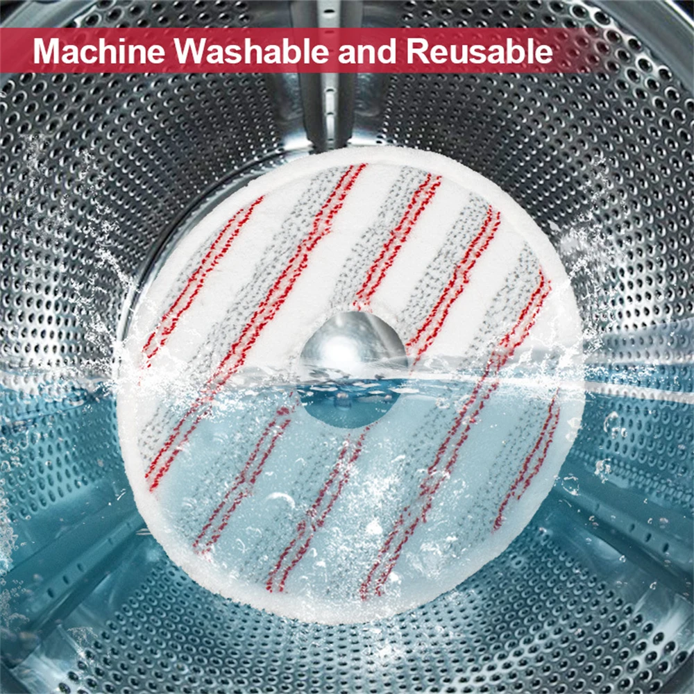 لـ Vileda Spin ممسحة دوارة برأس لاصق، ممسحة بديلة من القماش الرطب والجاف، ملحقات ممسحة ذات الاستخدام المزدوج