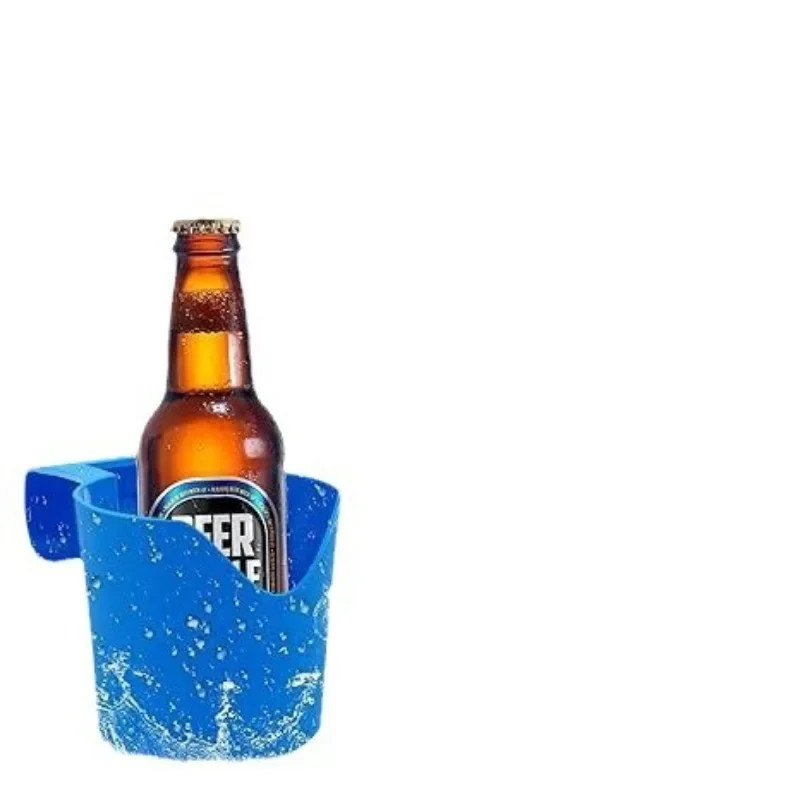 رف تخزين لحمام السباحة ، 4 ، حامل أكواب ، مشروب ، بيرة ، زجاج ، غسيل ، منظف ، تعليق ، جديد