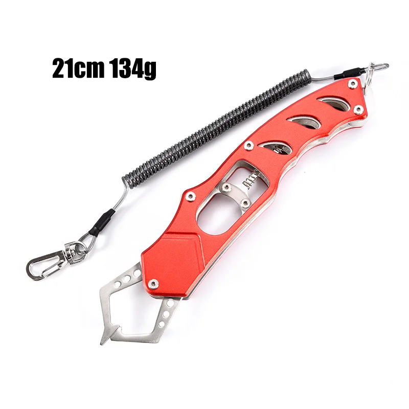 Lip grip para pesca de aluminio y acero inoxidable 21 cm - imagen 4