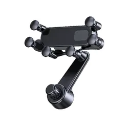 2025 New 360° Rotation Gravity Car Phone Holder - Telescopic Air Vent Clip Navigation Mount for 4.7-7 Inches Phones