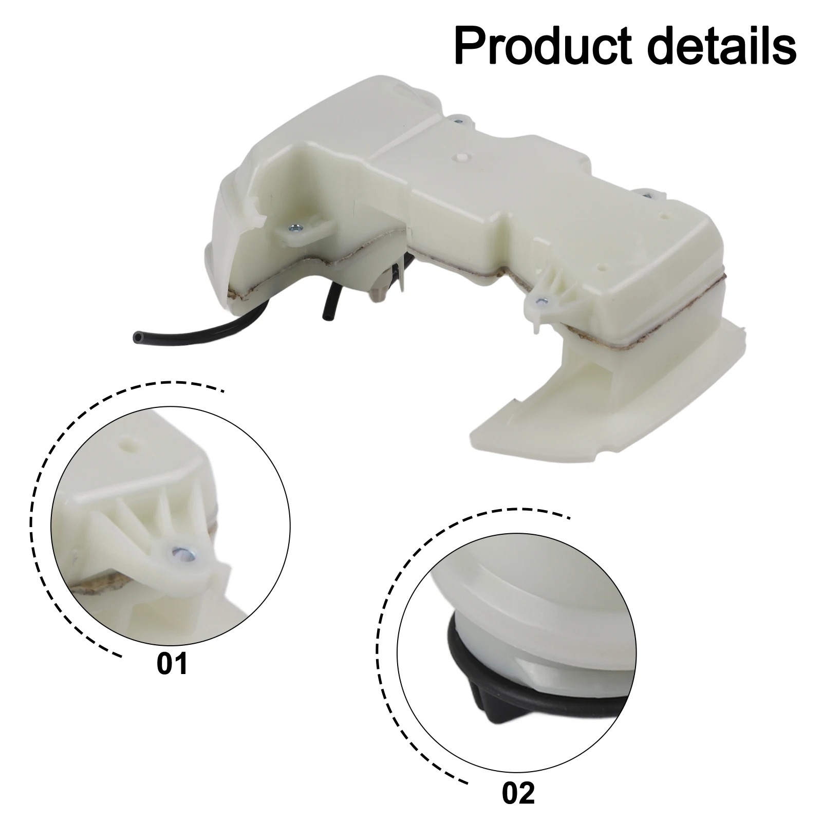 Easy Install Fuel Tank Compatible Fuel Tank Fits FS 240, 260, 360, 410, 460 For FS Models Optimal Fuel Flow Plastic Fuel Tank