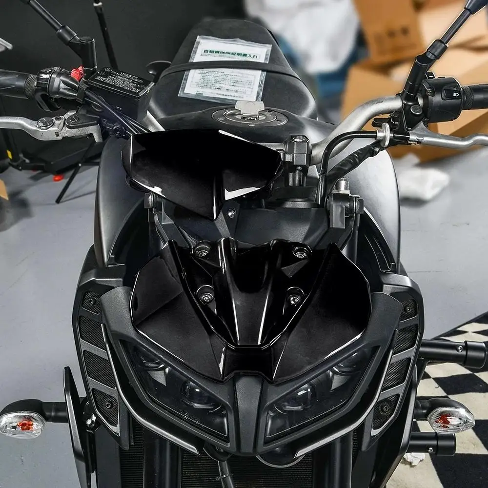 Motorcycle Front Extender Cowling Instrument Cover Hat Sun Visor Meter Guard For Yamaha MT-09 FZ-09 2017 2018 2019 2020 MT09 SP view 6