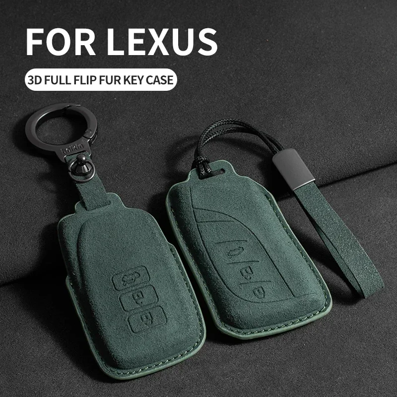 leather car remote key case cover holder keychain shell for Lexus IS ES CT200H NX LX 250 300 350 450H 300H ES300h ES200 UX250h